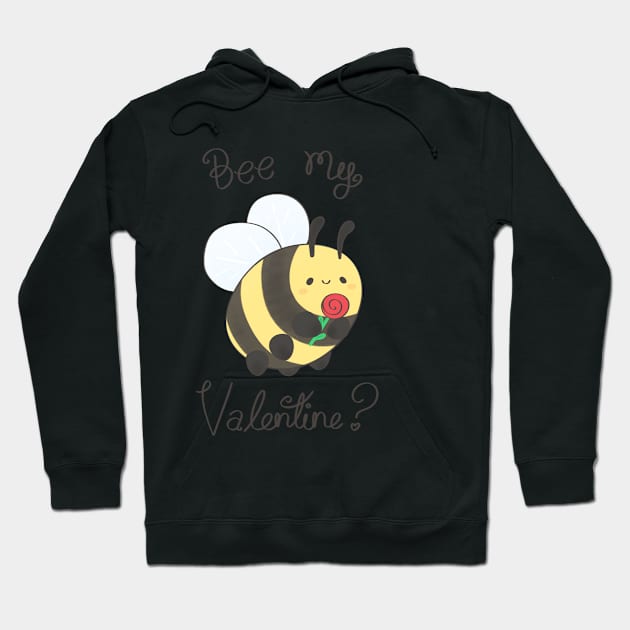 Bee my valentine? Hoodie by IcyBubblegum